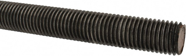 All America Threaded Products 05156 General-Purpose Threaded Rod 7/8-9, 6' OAL, Alloy Steel, Plain Finish
