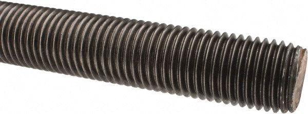 All America Threaded Products 05186 General-Purpose Threaded Rod 1-1/4-7, 6' OAL, Alloy Steel, Plain Finish