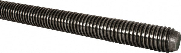 All America Threaded Products 05206 General-Purpose Threaded Rod 1-1/2-6, 6' OAL, Alloy Steel, Bright/Uncoated Finish