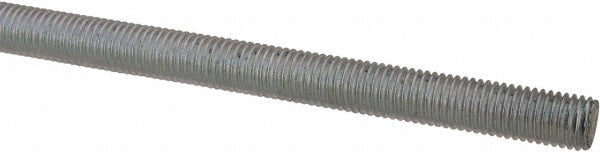 ALL AMERICA THREADED PRODUCTS 20602 General-Purpose Threaded Rod 1/4-28, 6' OAL, Low-Carbon Steel, Zinc Finish