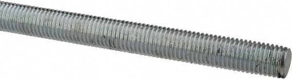 ALL AMERICA THREADED PRODUCTS 20603 General-Purpose Threaded Rod 5/16-24, 6' OAL, Low-Carbon Steel, Zinc Finish