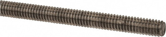 ALL AMERICA THREADED PRODUCTS 20606 General-Purpose Threaded Rod 1/2-20, 6' OAL, Low-Carbon Steel, Zinc Finish