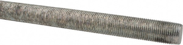 ALL AMERICA THREADED PRODUCTS 20608 General-Purpose Threaded Rod 5/8-18, 6' OAL, Low-Carbon Steel, Zinc Finish