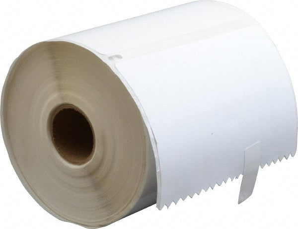 Dymo 1744907 Label Maker Label White, Die Cut Paper with Semi Perm Adhesive, 6" OAL, 4" OAW, 220 per Roll, 1 Roll