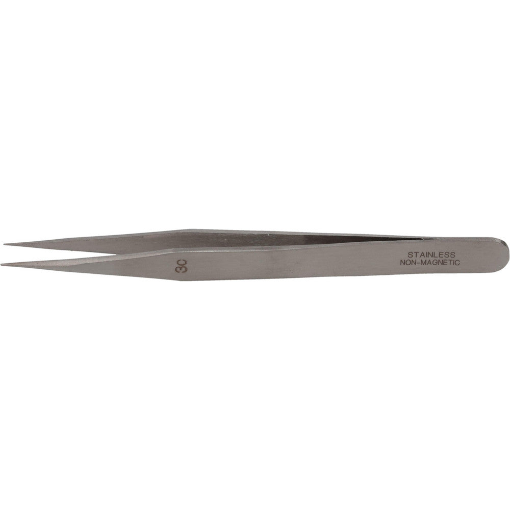 Value Collection 10403CSA Dumont-Style Swiss Pattern Tweezer 3C-SA, Stainless Steel, Shorter Version of Pattern #3 Tip, 4-1/4" OAL