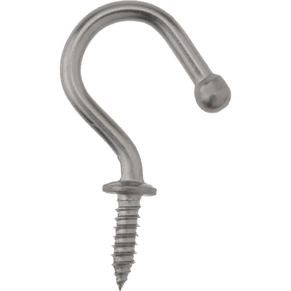 Sugatsune TL-20 Storage Hook Screw Mount, 29/32" Projection, 11 lb Load Capacity, Stainless Steel