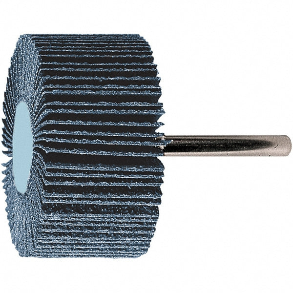 PFERD 47801656 Mounted Flap Wheel 1" Dia, 1" Face Width, 80 Grit, Zirconia Alumina