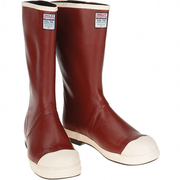 Tingley MB921B-13 Work Boot Size 13, Neoprene, Steel Toe, Knee Boot