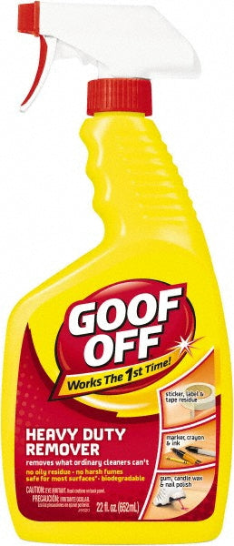 Goof Off FG659WM Adhesive Remover Liquid, 22 oz Spray Bottle