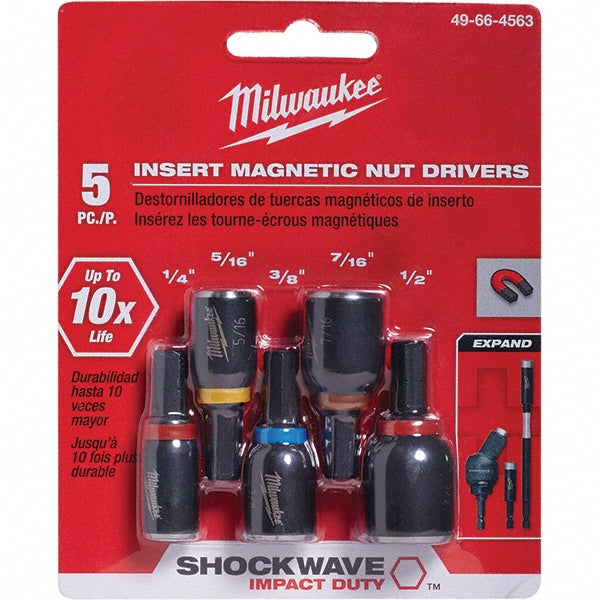 Milwaukee Tool 49-66-4563 5.0 & 5.0 Piece, Impact Nut Driver