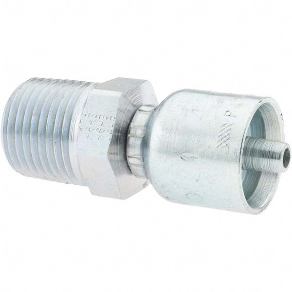 Parker 10143-8-4 Hydraulic Hose MPT Fitting 0.25" ID, 4 mm, 1/2-14