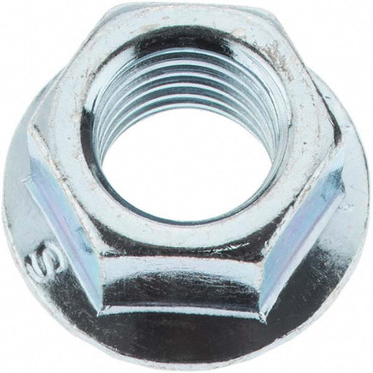 Value Collection 4582 M10, 21mm Flange Diam, 10mm High, 14mm Across Flats, Flange Nut