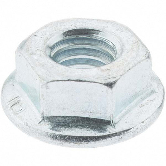 Value Collection 4580 M6, 14mm Flange Diam, 6mm High, 10mm Across Flats, Flange Nut