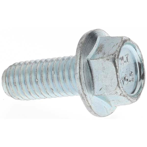 Fasteners 4560 Smooth Flange Bolt M8 x 1.25 Metric, 20 mm Length Under Head, Fully Threaded