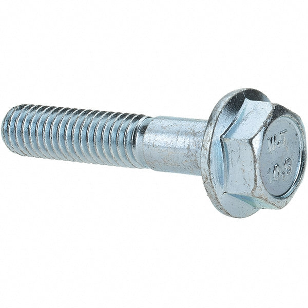 Value Collection 4555 Smooth Flange Bolt M6 x 1 Metric, 30 mm Length Under Head, Partially Threaded