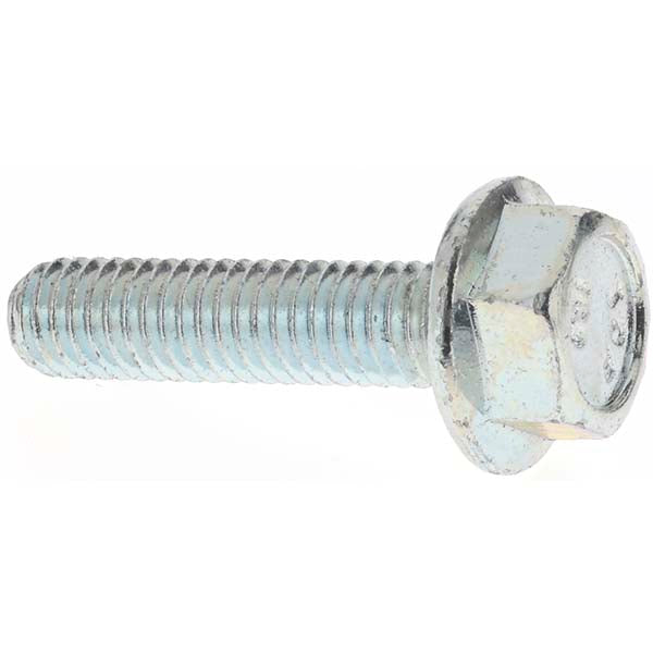Value Collection 4554 Smooth Flange Bolt M6 x 1 Metric, 25 mm Length Under Head, Partially Threaded