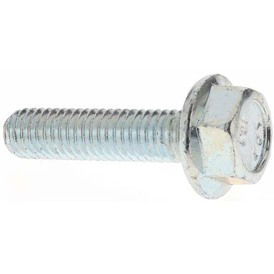 Value Collection 4554 Smooth Flange Bolt M6 x 1 Metric, 25 mm Length Under Head, Partially Threaded