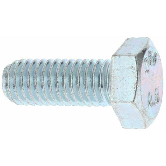 Value Collection 4502 Hex Head Cap Screw M8 x 1.25 x 20 mm, Grade 8.8 Steel, Zinc-Plated