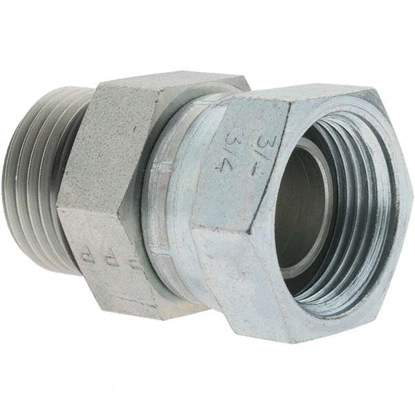 Parker BD-16257 Hydraulic Hose Swivel Adapter 12 mm, 1-1/16-12, 4,000 psi