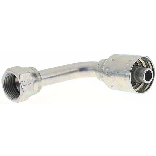 Parker 14143-10-8 Hydraulic Hose 90 &deg Elbow 0.5" ID, 8 mm, 7/8-14