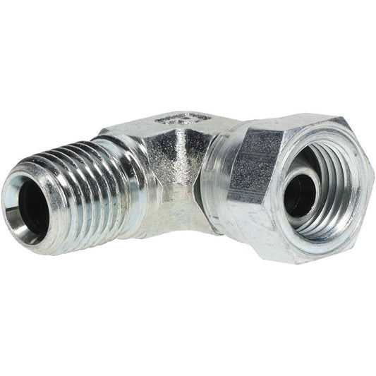 Parker KP61679 Hydraulic Hose Swivel Fitting 4 mm, 1/4-18, 6,000 psi