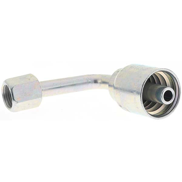 Parker KP46881 Hydraulic Hose 90 &deg Elbow 0.375" ID, 6 mm, 9/16-18