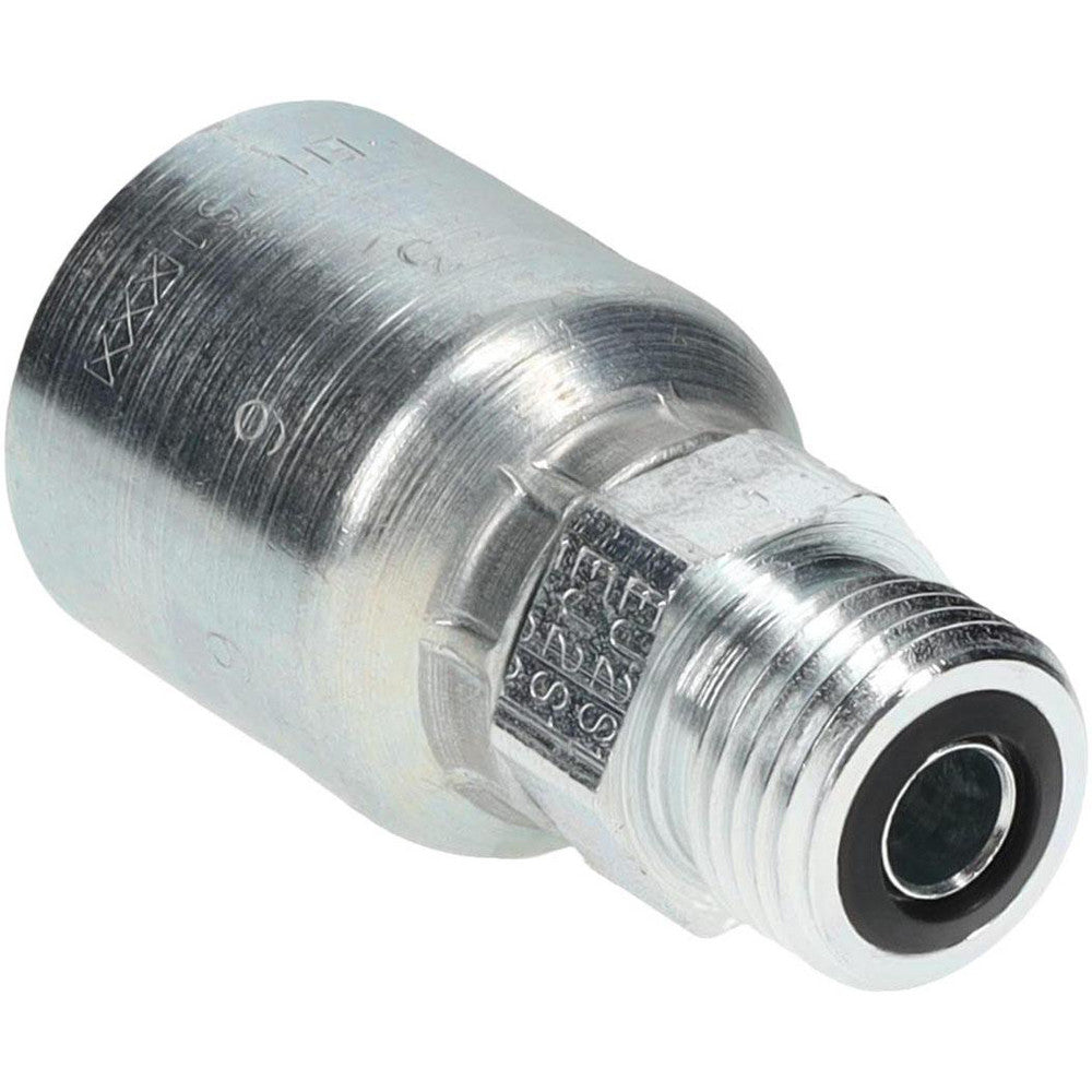Parker KP46760 Hydraulic Hose Male ORFS Swivel Fitting 0.375" ID, 6 mm, 3/8"