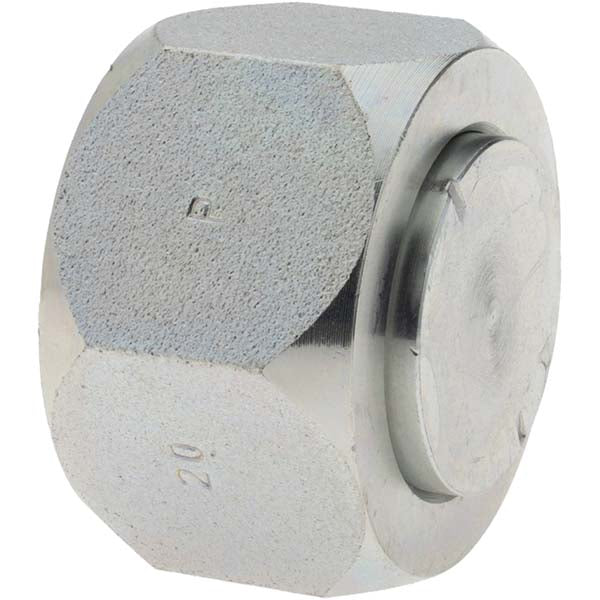 Parker BD-20 FNTX-S-1 Steel Flared Tube Cap 1-1/4" Tube OD, 37 &deg Flared Angle