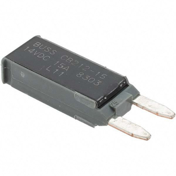 Value Collection BDKP4663 Circuit Breakers Circuit Breaker Type Miniature  Amperage 15  Overall Width (Decimal Inch - 4 Decimals) 0.44  Overall Height (Decimal Inch) 1.0000  Standards SAE J553  
