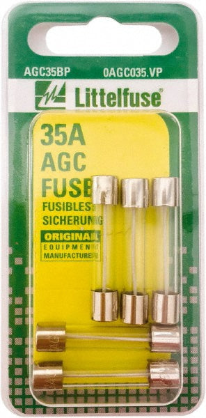 Value Collection BD-7574-1 Cartridge Fast-Acting Fuse 35 A, 1-1/4" OAL, 1/4" Dia