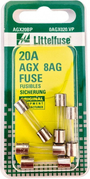 Value Collection BD-7564-1 Cartridge Fast-Acting Fuse 20 A, 7/8" OAL, 1/4" Dia
