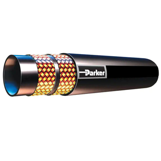 Parker 471TC-6-RL -6 Hose Size, 3/8" ID x 0.68" OD, 5,000 psi Work Pressure Hydraulic Hose