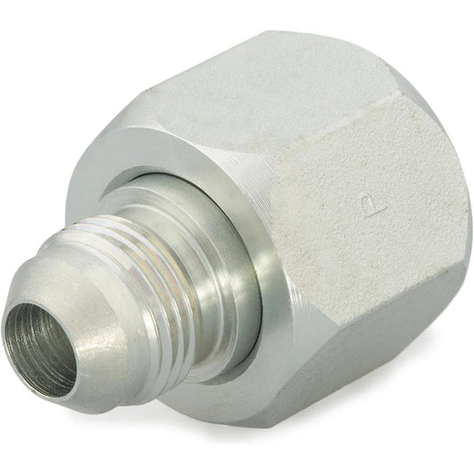 Parker PT-00065 Steel Flared Tube Reducer 1/2" Tube OD, 1/2 x 3/8 Thread, 37 &deg Flared Angle