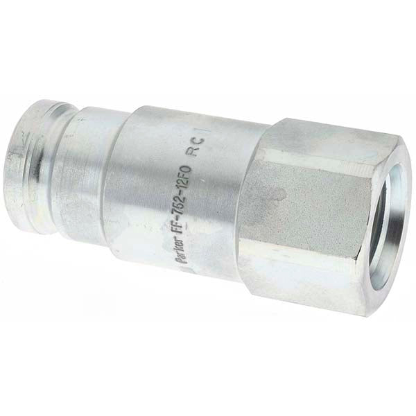 Parker BD-FF-75212FO-1 Hydraulic Hose Female Straight Thread Nipple 3/4", 1-1/16-12, 3,000 psi