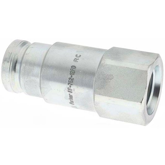 Parker BD-FF-75212FO-1 Hydraulic Hose Female Straight Thread Nipple 3/4", 1-1/16-12, 3,000 psi