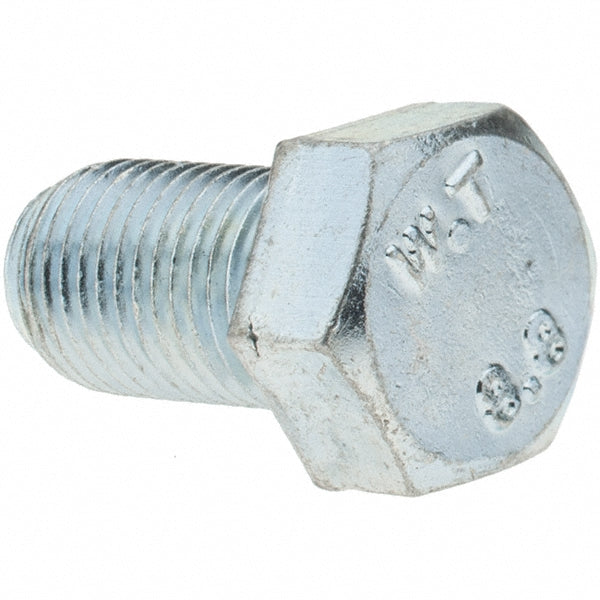 Value Collection MP4540 Hex Head Cap Screw M12 x 1.25 x 20 mm, Grade 8.8 Steel, Zinc-Plated