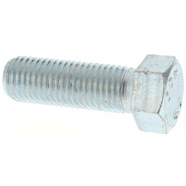 Value Collection MP4522 Hex Head Cap Screw M10x1.25, 30.00 mm Length Under Head, Grade 8.8 Steel, Zinc Finish