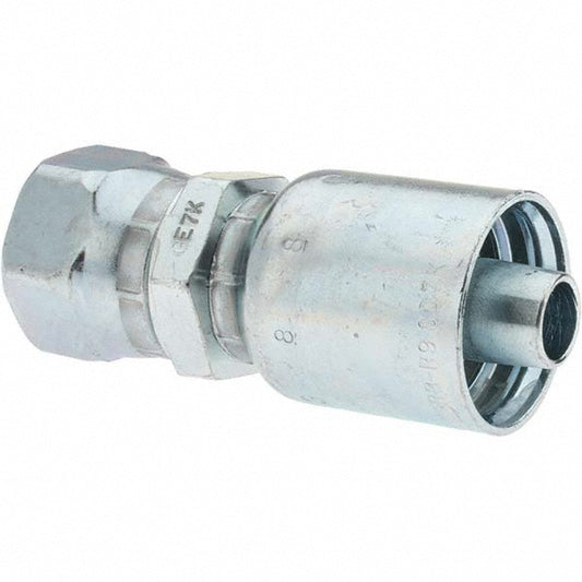 Parker KP84364 Hydraulic Hose Swivel Fitting 0.5" ID, 8 mm, 1/2-14