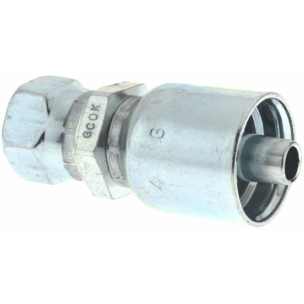 Parker KP84355 Hydraulic Hose Swivel Fitting 0.5" ID, 8 mm, 1/2-14