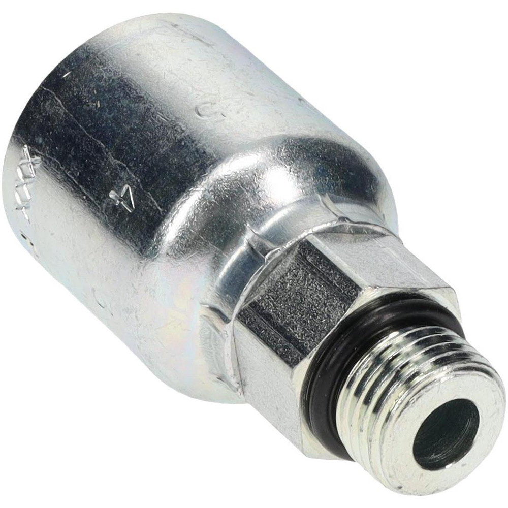Parker KP81362 Hydraulic Hose Male Rigid Fitting 0.375" ID, 6 mm, 3/8"