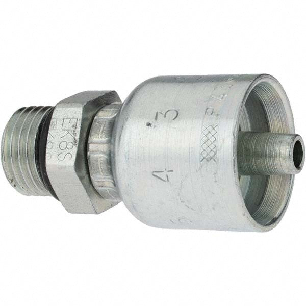 Parker KP81361 Hydraulic Hose Male Rigid Fitting 0.25" ID, 4 mm, 9/16-18