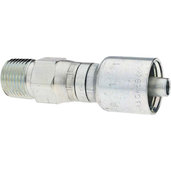Parker KP81355 Hydraulic Hose Male NPT Swivel Fitting 0.375" ID, 6 mm, 1/2-14