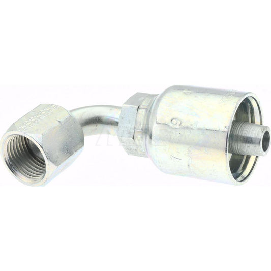 Parker KP81321 Hydraulic Hose Female JIC Swivel 90 &deg Elbow 0.375" ID, 6 mm, 5/8-18