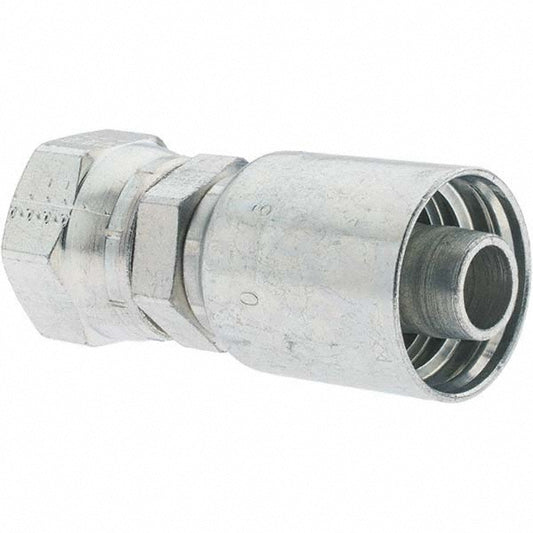 Parker KP81312 Hydraulic Hose Straight Female JIC 37 &deg Swivel Fitting 0.625" ID, 10 mm, 1-1/16-12