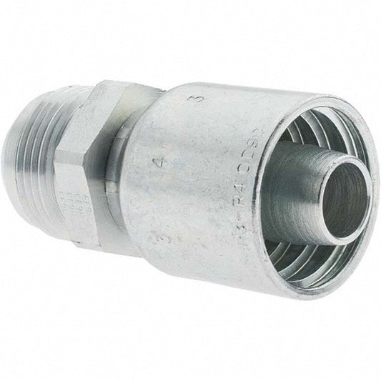 Parker KP81297 Hydraulic Hose Male SAE 37 &deg JIC Rigid Fitting 0.75" ID, 12 mm, 1-5/16-12