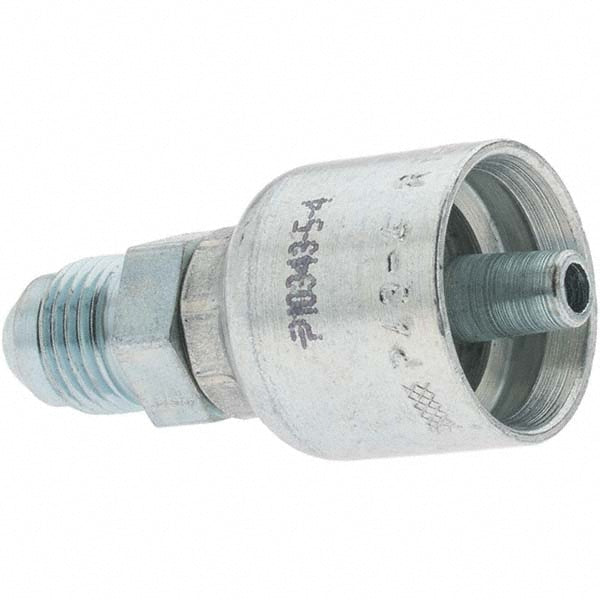 Parker KP81286 Hydraulic Hose Male SAE 37 &deg JIC Rigid Fitting 0.25" ID, 4 mm, 1/2-20