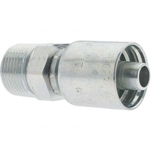 Parker KP81277 Hydraulic Hose MPT Fitting 0.5" ID, 8 mm, 3/4-14