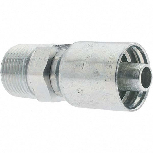 Parker KP81277 Hydraulic Hose MPT Fitting 0.5" ID, 8 mm, 3/4-14