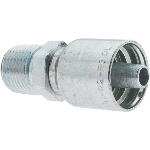 Parker KP81274 Hydraulic Hose MPT Fitting 0.375" ID, 6 mm, 1/2-14