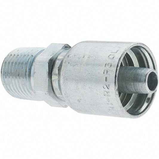 Parker KP81274 Hydraulic Hose MPT Fitting 0.375" ID, 6 mm, 1/2-14